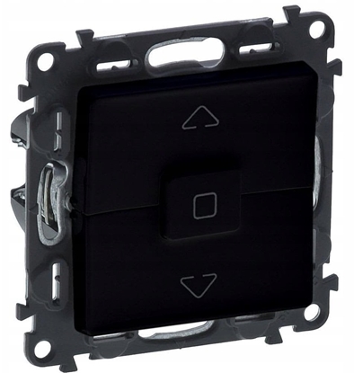 Attēls no Legrand VALENA LIFE cznik do sterowania roletami czarny 10A 230V 756329