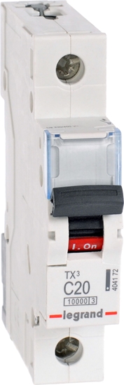 Picture of Legrand Wycznik nadprdowy 1P C 20A 10kA AC S311 TX3 (404172)