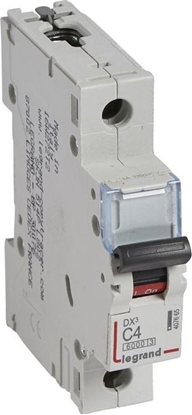Attēls no Legrand Wycznik nadprdowy 1P C 4A 6kA S301 DX3 407665