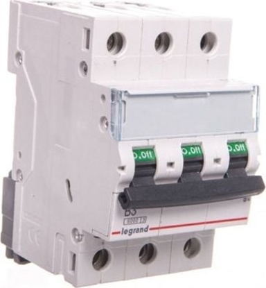 Attēls no Legrand Wycznik nadprdowy 3P B 3A 6kA AC S303 TX3 (403396)
