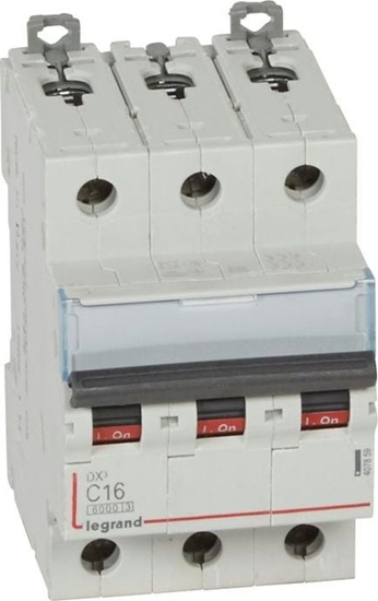 Picture of Legrand Wycznik nadprdowy 3P C 16A 6kA S303 DX3 407859