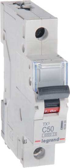 Picture of Legrand Wycznik nadprdowy S 301 1P C 50A 6000A - 403439
