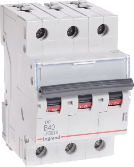Picture of Legrand Wycznik nadprdowy S303 B40 TX3 40A 6kA 403406