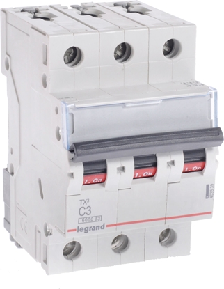 Attēls no Legrand Wycznik nadprdowy S303 C3 TX3 3A 6kA 403539