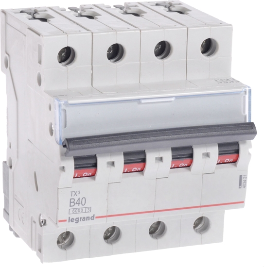 Picture of Legrand Wycznik nadprdowy S304 B40 TX3 40A 6kA 403421