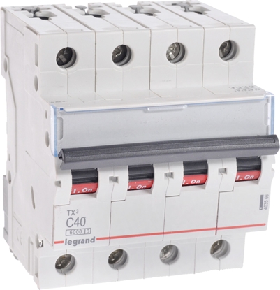 Attēls no Legrand Wycznik nadprdowy S304 C40 TX3 40A 6kA 403566