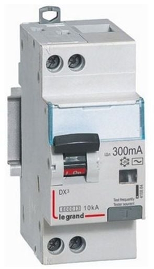 Picture of Legrand Wycznik rónicowo-nadprdowy 2P 20A B 0,03A typ A P312 DX3 (410966)