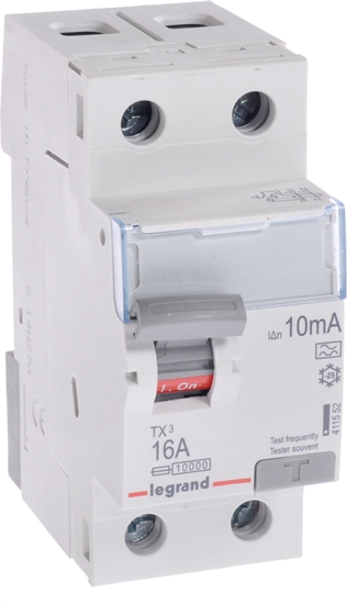 Изображение Legrand Wycznik rónicowoprdowy 2P 16A 0,01A typ A P302 TX3 (411552)