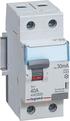 Picture of Legrand Wycznik rónicowoprdowy 2P 40A 0,03A typ A P302 - 411560