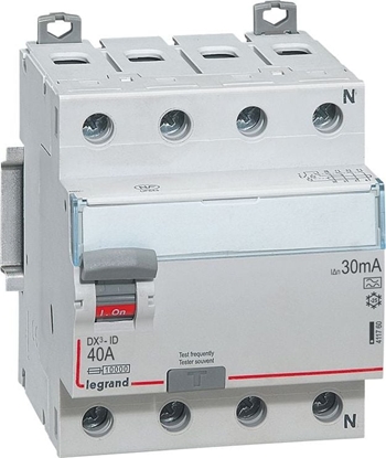 Picture of Legrand Wycznik rónicowoprdowy 4P 40A 0,03A typ A P304 DX3 411760