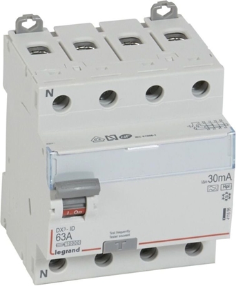 Picture of Legrand Wycznik rónicowo-prdowy 4P 63A 0,03A typ HPI P304 DX3 (411696)