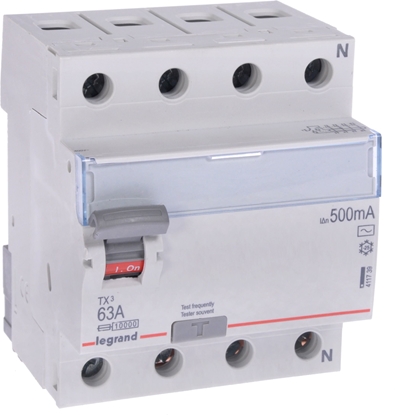 Picture of Legrand Wycznik rónicowoprdowy 4P 63A 0,5A typ AC P304 - 411739