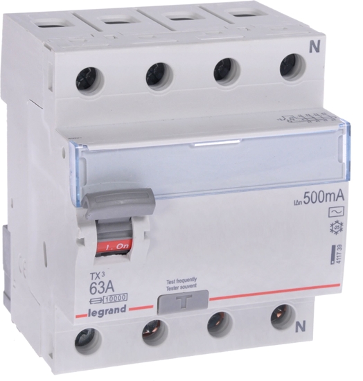 Picture of Legrand Wycznik rónicowoprdowy 4P 63A 0,5A typ AC P304 - 411739