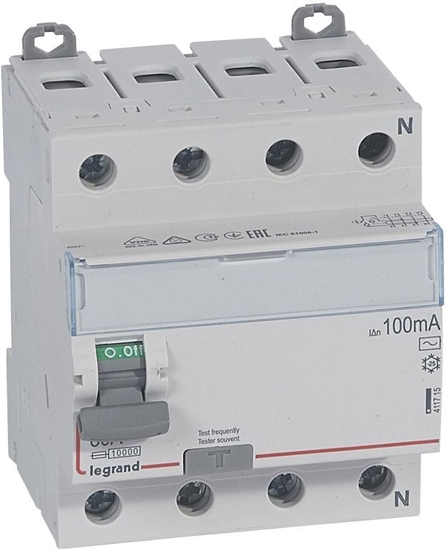 Picture of Legrand Wycznik rónicowo-prdowy 4P 80A 0,1A typ AC P304 DX3 (411715)