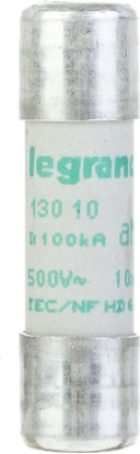 Attēls no Legrand Wkadka bezpiecznikowa cylindryczna 10x38mm 10A aM 500V HPC (013010)