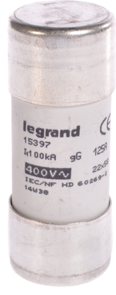 Attēls no Legrand Wkadka bezpiecznikowa cylindryczna 125A gL 500V HPC 22 x 58mm (015397)