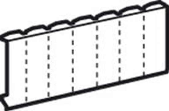 Picture of Legrand Zalepka biaa 18 moduów 001664