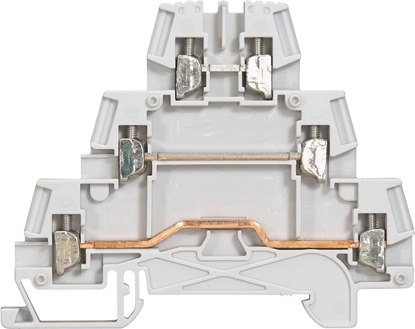 Picture of Legrand Zczka szynowa 3-pitrowa 2,5mm2 szara Viking (037151)