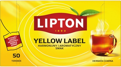 Изображение Lipton Herbata czarna ekspresowa Yellow Label 50 torebek