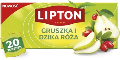 Picture of Lipton Herbata owocowa Gruszka i dzika róa 20 torebek