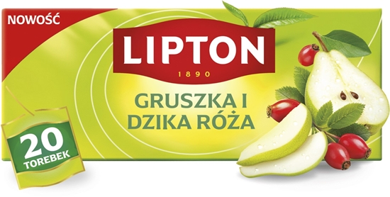 Picture of Lipton Herbata owocowa Gruszka i dzika róa 20 torebek