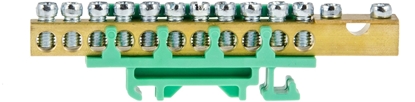 Picture of Listwa Zaciskowa 11x16 mm2,1x35mm2 - Zielona ENE-00539
