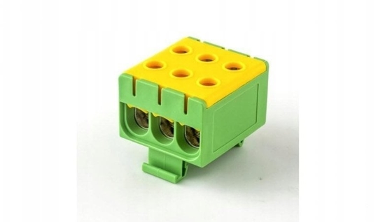 Picture of Listwa zaciskowa LZT w korpusie óto-zielona Cu:2,5-35mm2, Al:6-35mm2 E.4142/-Z