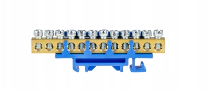 Attēls no Listwa zasilajca Incobex Listwa Zaciskowa 12x16 mm2 Niebieska ENE-00546