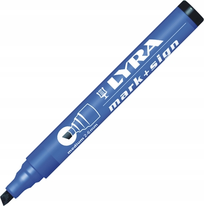 Attēls no Lyra Marker Permanentny 2-6mm - wodoodporny, city, czarny (L4010099)