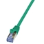 Picture of LogiLink CAT6A 0.25m green