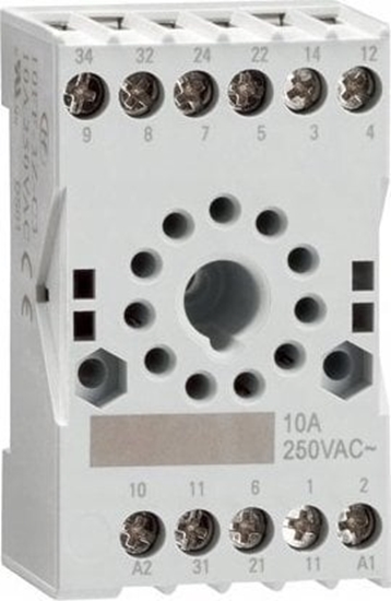 Picture of Lovato Electric Gniazdo 11 pinowe do przekaników przemysowych 3 C/O, bez obejmy sprynowej, zaciski rubowe