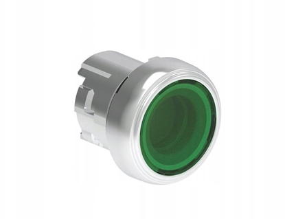 Attēls no Lovato Electric Metalowy przycisk podwietlony fi22mm automatyczny powrót ukryty zielony LPSBL103