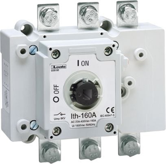 Picture of Lovato Electric Rozcznik izolacyjny 3P 160A bez pokrta (GE0160)