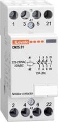 Attēls no Lovato Electric Stycznik moduowy 25A 4Z 0R 220-230V AC (CN2510220)