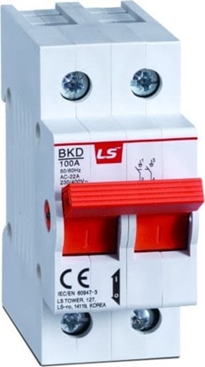 Изображение LSiS Rozcznik moduowy 2P 100A BKD 2P 100A 06120249R0