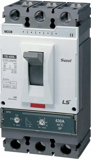 Изображение LSiS Wycznik kompaktowy serii TS 3P 300A Zabezpieczenie ATU 50kA TS400N ATU 300A 3P