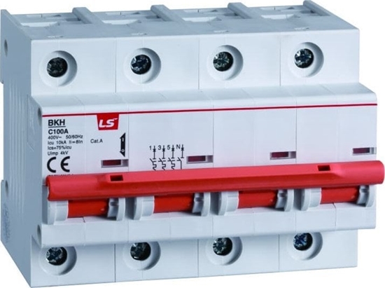 Изображение LSiS Wycznik nadprdowy 1,5 moduu 3P D 125A 10KA BKH 3P D125A 06110352R0