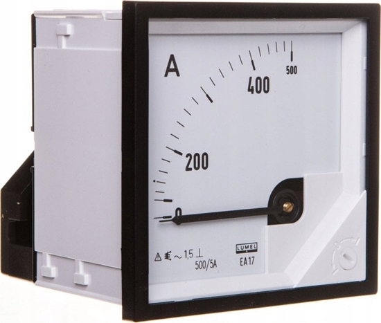 Picture of Lumel Amperomierz analogowy tablicowy 500/5A 72x72mm k=90° EA17N E42200000000 - EA17N E42200000000