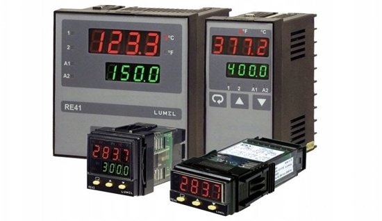 Picture of Lumel Programowany regulator 96x96 4: zasilanie 90-264V AC 1: wejcie uniwersalne RE41