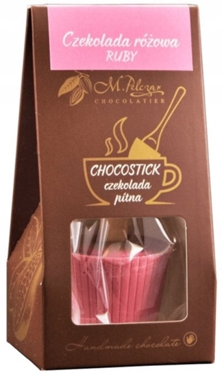 Picture of M.Pelczar Chocolatier Chocostick Czekolada róowa RUBY 40g