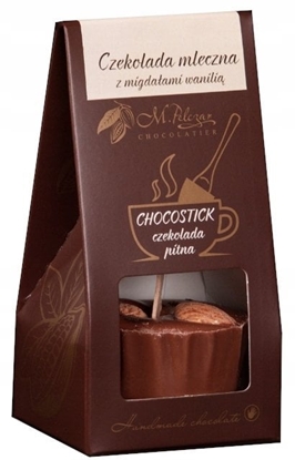 Picture of M.Pelczar Chocolatier Czekolada mleczna z migdaami i wanili 60g