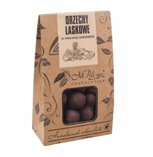 Picture of M.Pelczar Chocolatier Orzechy laskowe w mlecznej czekoladzie 100g