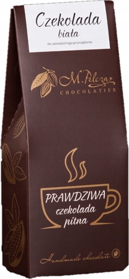 Picture of M.Pelczar Chocolatier Prawdziwa czekolada pitna Biaa 200g