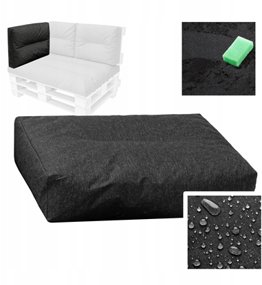 Picture of MAE OPARCIE FLORA CZARNY