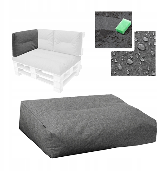 Picture of MAE OPARCIE FLORA GRAFITOWY