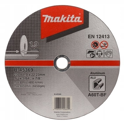 Изображение Makita TARCZA TNACA DO ALUM. 230*1,9MM