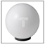 Picture of Mareco Luce Oprawa parkowa GLOBE kula fi 300mm biaa E27 (1080.301B)