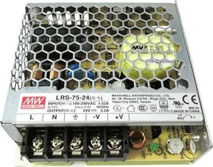 Picture of Mean Well zasilacz LED 3,2A 76,8W 24V DC IP20 (LRS-75-24)