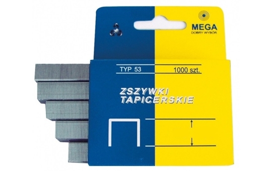 Изображение Mega Zszywki typu 53 8mm 1000szt. 55208