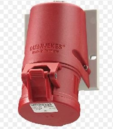 Изображение Mennekes Gniazdo nacienne 1-czciowe zaciski bezrubowe 32A 400V IP44 (MEN32)